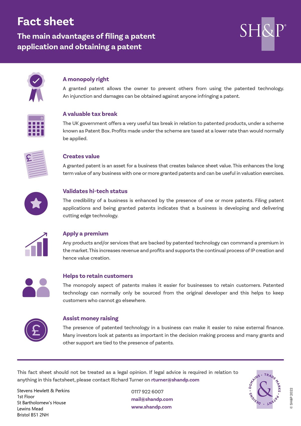 The Advantages of Filing a Patent Application and Obtaining a Patent