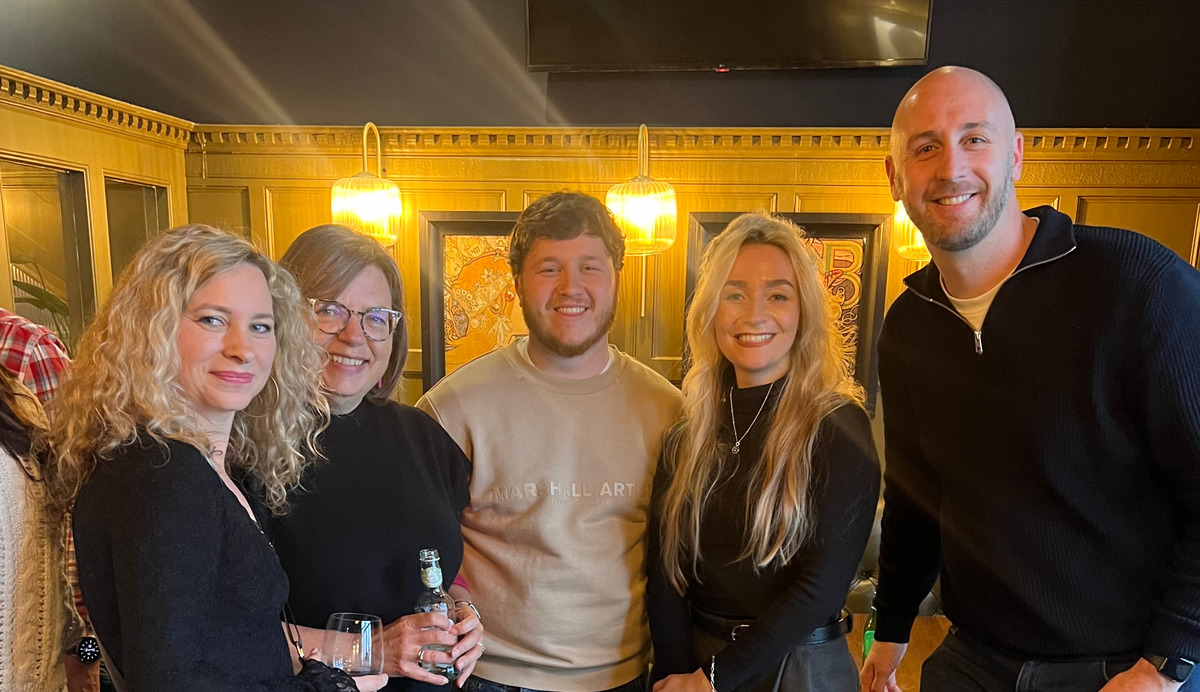 Robert Gaunt's retirement party